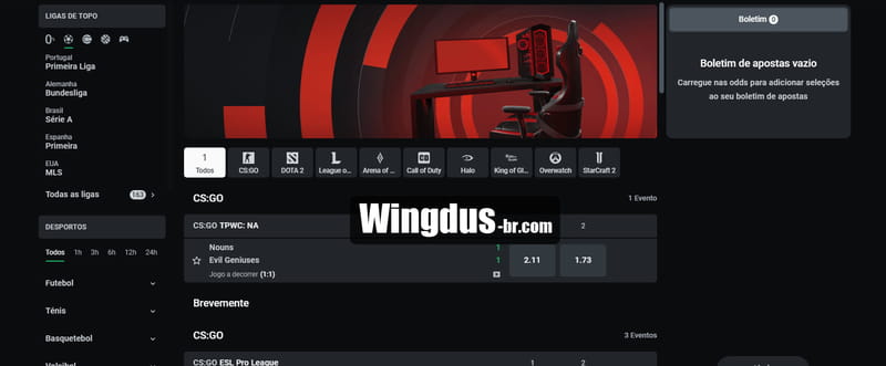 Futebol online grátis