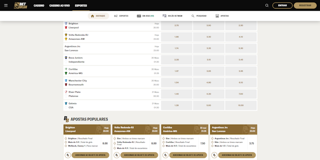 Betting live